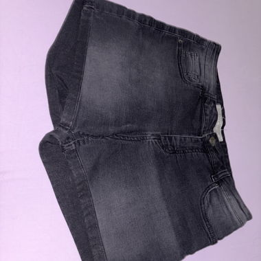 Schwarze Jeans Shorts