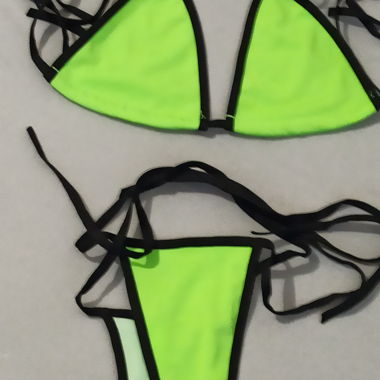 Neon-green Bikini