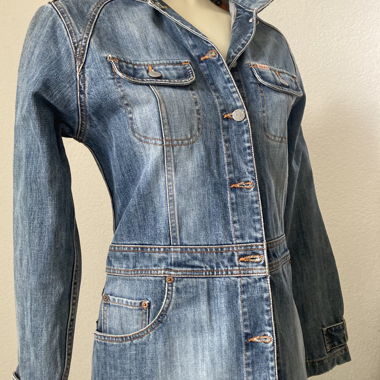 Jeans‑Mantelkleid blau Salsa Jeans