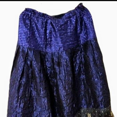 Gonna Blu con Paillettes è Pizzo 