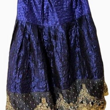 Gonna Blu con Paillettes è Pizzo 