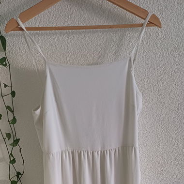 Robe longue blanche