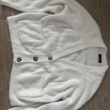 Cardigan Bershka bianco