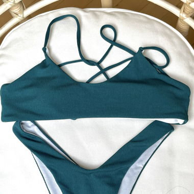 Turquoise bikini set