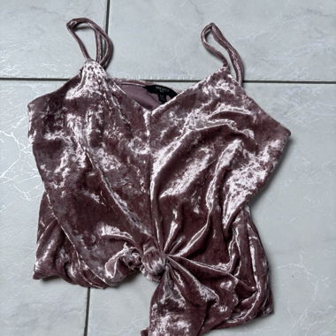 Top Camisole en Velours
