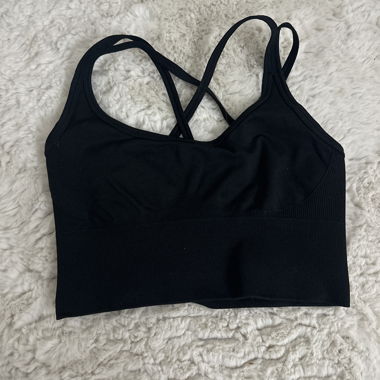Top sportivo nero Teveo