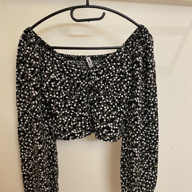 Blouse élégante à fleurs 