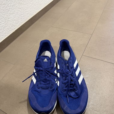 Blue Adidas Running Shoes