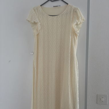 Beige Midi Dress Vila Size 34