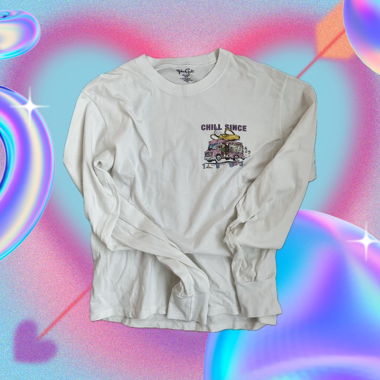 brandy melville long sleeve "chill since" tee 