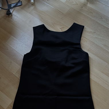 Black backless dress 