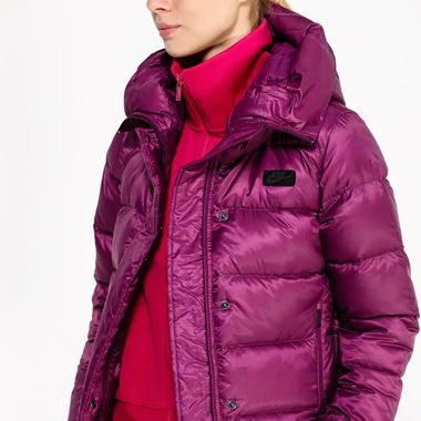 Piumino Nike melanzana