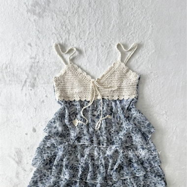Mermaid Tutu Chiffon Slip Dress (XS)