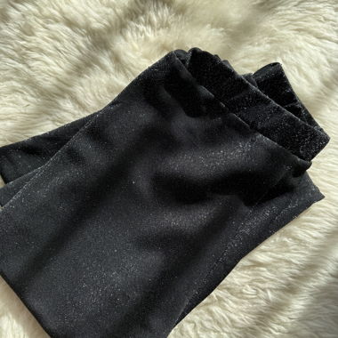 Pantaloni a zampa neri scintillanti di MNG