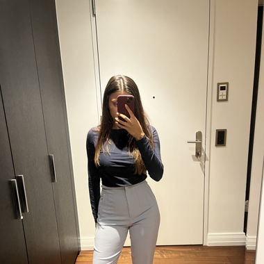 zara pants baby blue