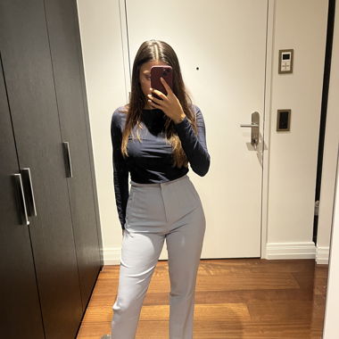 zara pants baby blue