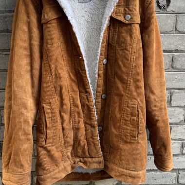 Manchesterjacke gefüttert