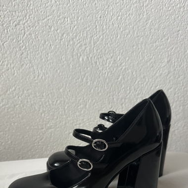 Mary Jane Platform Heels / schwarz Nr. 39
