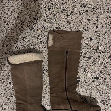 Stiefel Echtleder gefuttert