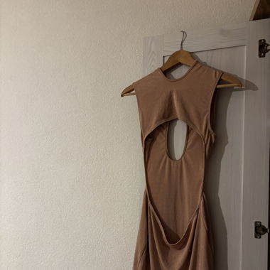 Robe beige 
