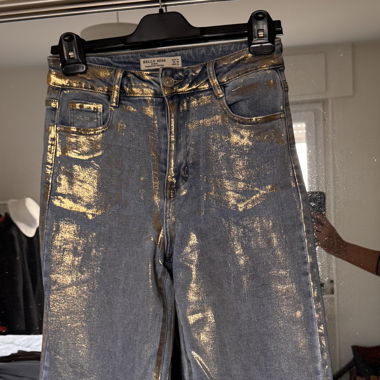 Jeans pailletée 