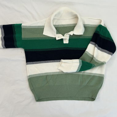 Striped Knit Pullover