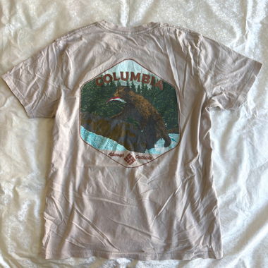 T-shirt Columbia à motif nature bois multicolore