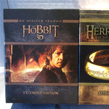 Herr der Ringe & Hobbit nur 3D Extended Trilogien