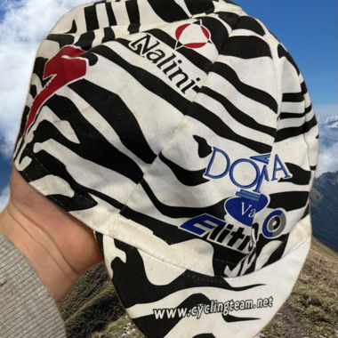 Radrenn-Cap Zebra-Print