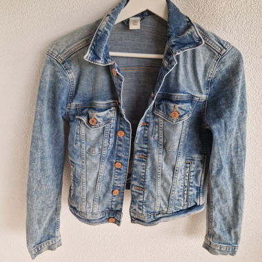 Cropped Jeans Jacke
