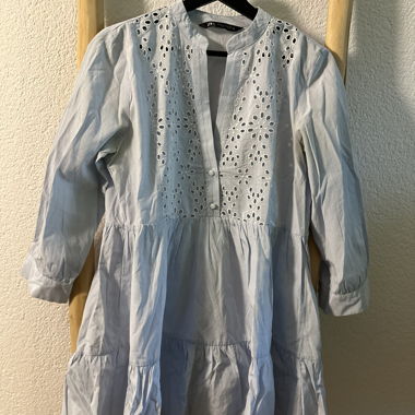 ZARA Lace-Embroidery Dress