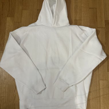 Weisser Hoodie