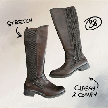 Tamaris Mocca boots (38)