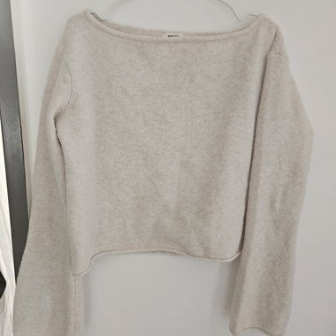 Monki Strickpullover beige M