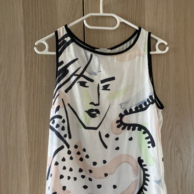Blusenshirt/ Tanktop