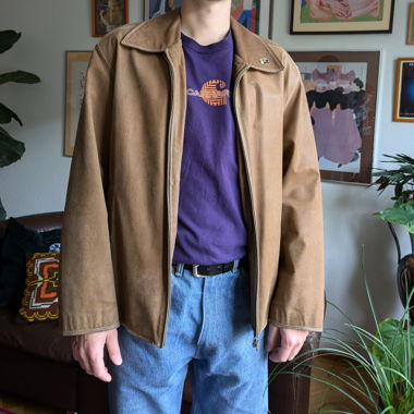 Lederjacke 