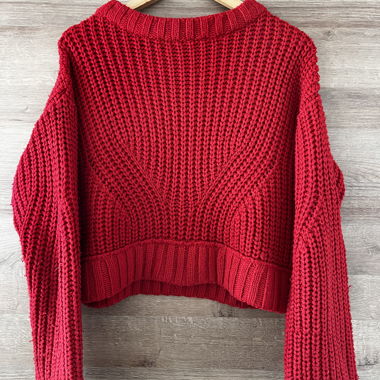 Red Knit Sweater