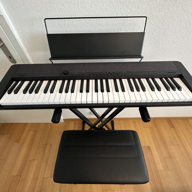 Casio CT-S1BK with stand and stool