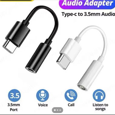 Adaptateur Audio Type C vers Prise Jack 3,5 mm