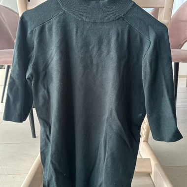 Maglione in maglia verde scuro