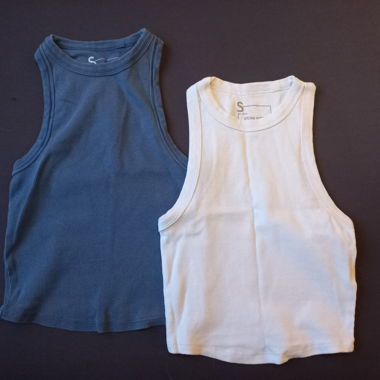 Lot de 2 hauts sans manches