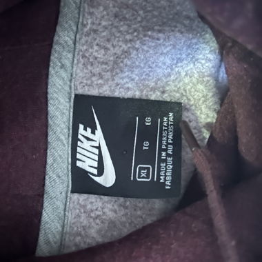 Nike Hoodie Burgundy XL