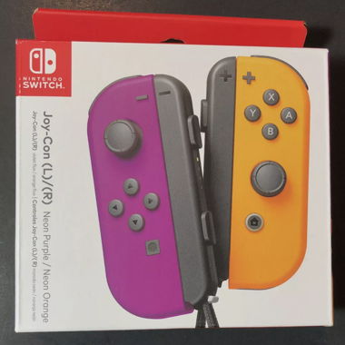 Joy-Con 2er-Pack - Neon-Lila/Neon-Orange