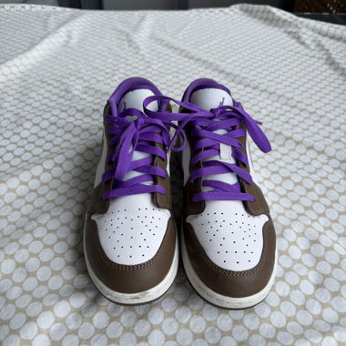 Baskets Nike Air Jordan Low violet/marron T. 39