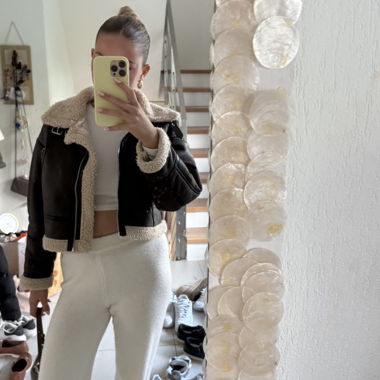 Felllederjacke