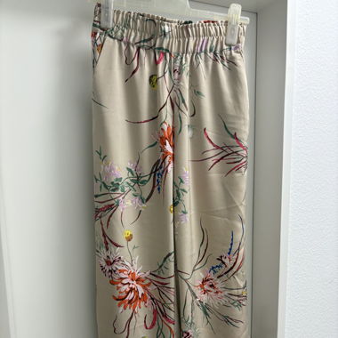 Stoffhose Seidig