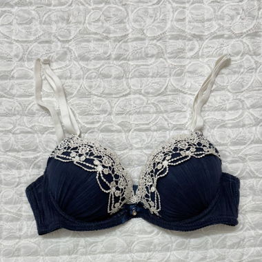 Navy Lace Bra (New-65C)