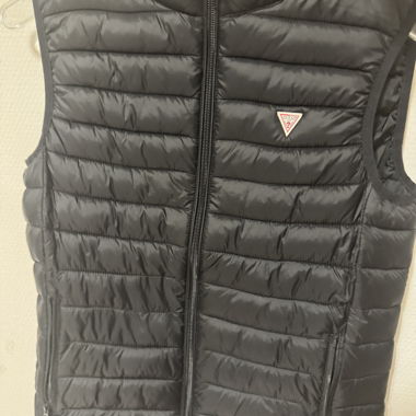 GUESS Black Puffer Vest
