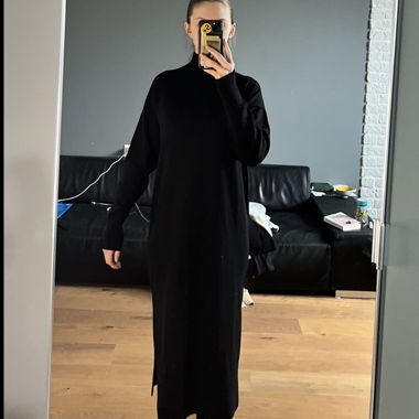 Black Turtleneck Dress