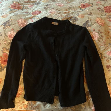 Gilet en maille noire